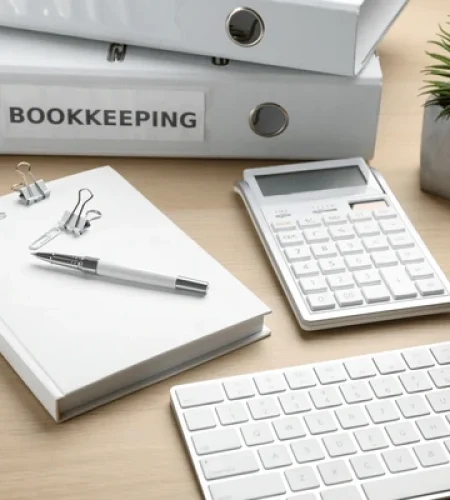 bookkeepers-workplace-folders-documents-on-600nw-2130243293